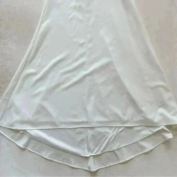 BHLDN V-Neck Maxi Dress White Bridesmaid Wedding Size 4 - Picture 9 of 15